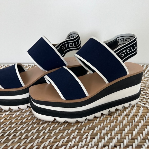 Stella McCartney 80mm platform sandals - Picture 1 of 5